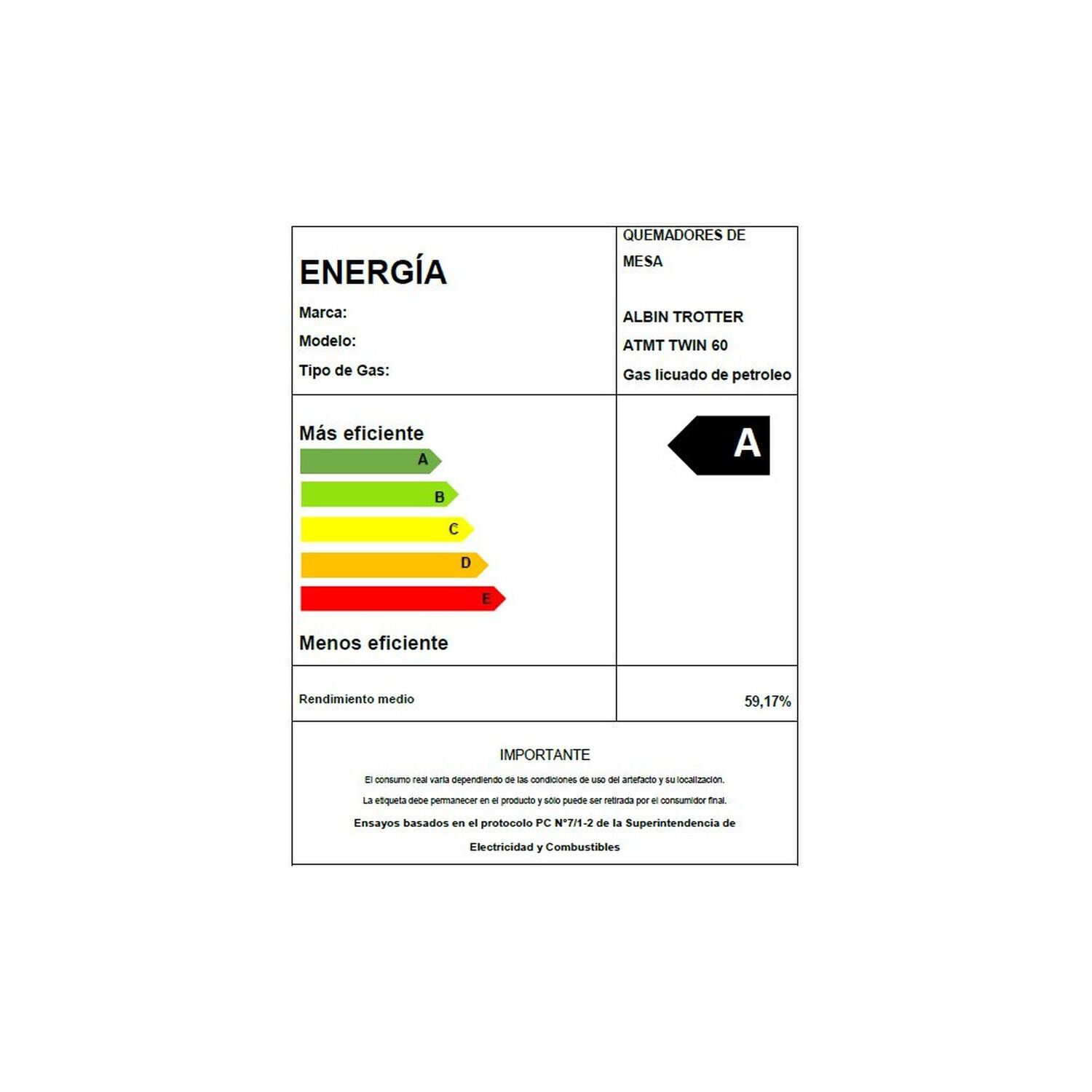 Kit Cocina Gas Licuado Albin Trotter Sky Twin Black image number 4.0