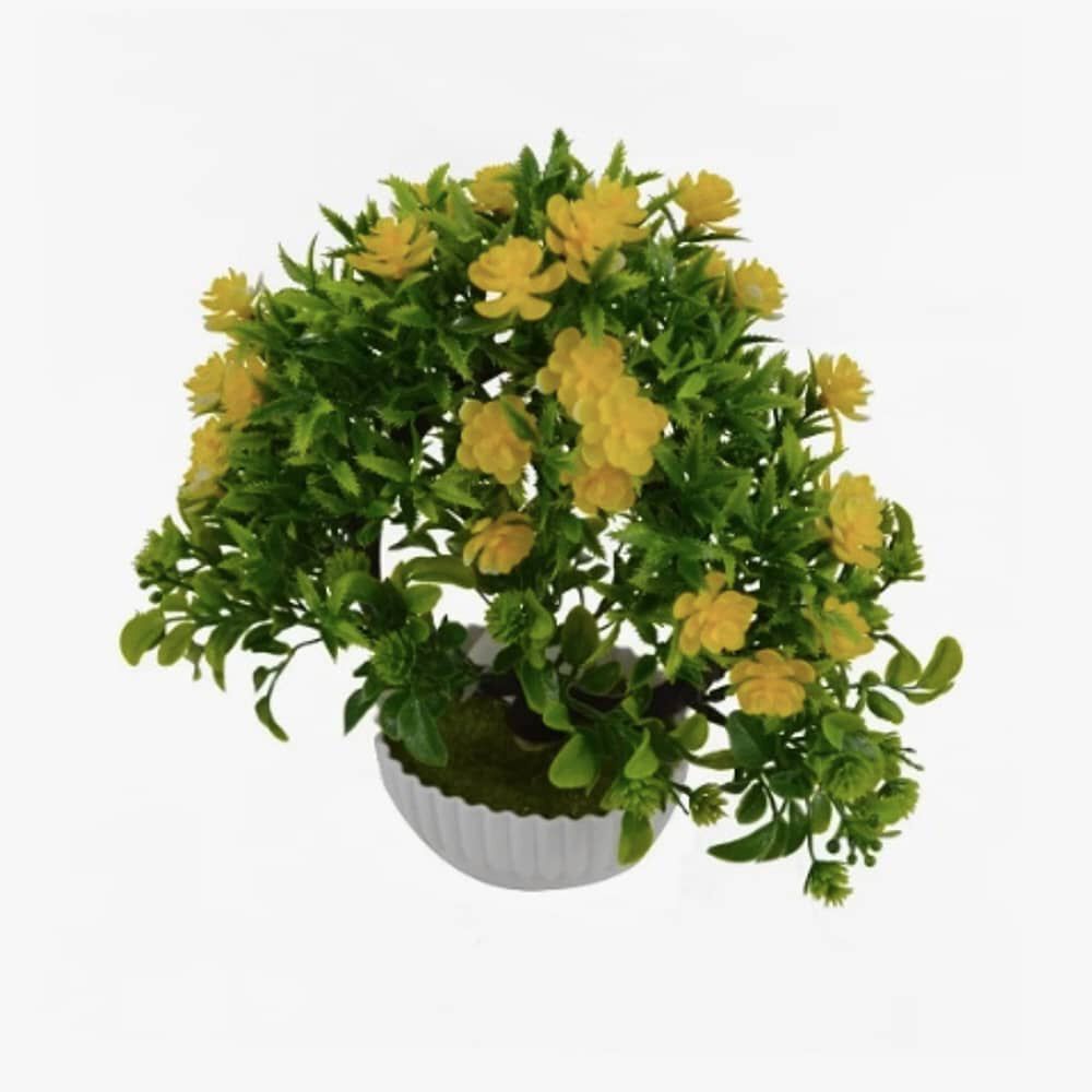 Planta Bons&aacute;i Camelia De Espuma Artificial Macetero 25cm image number 2.0