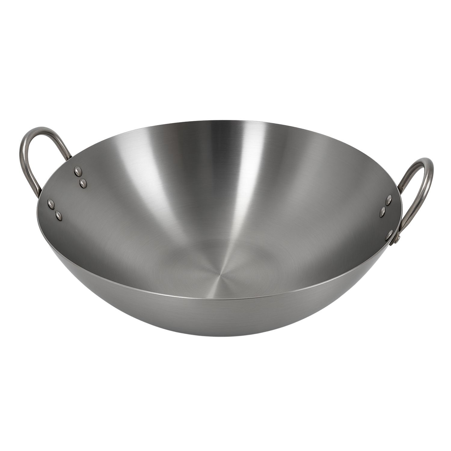 Disco Wok Redondo Acero Profesional 45cm Con Azas De Cocina image number 0.0