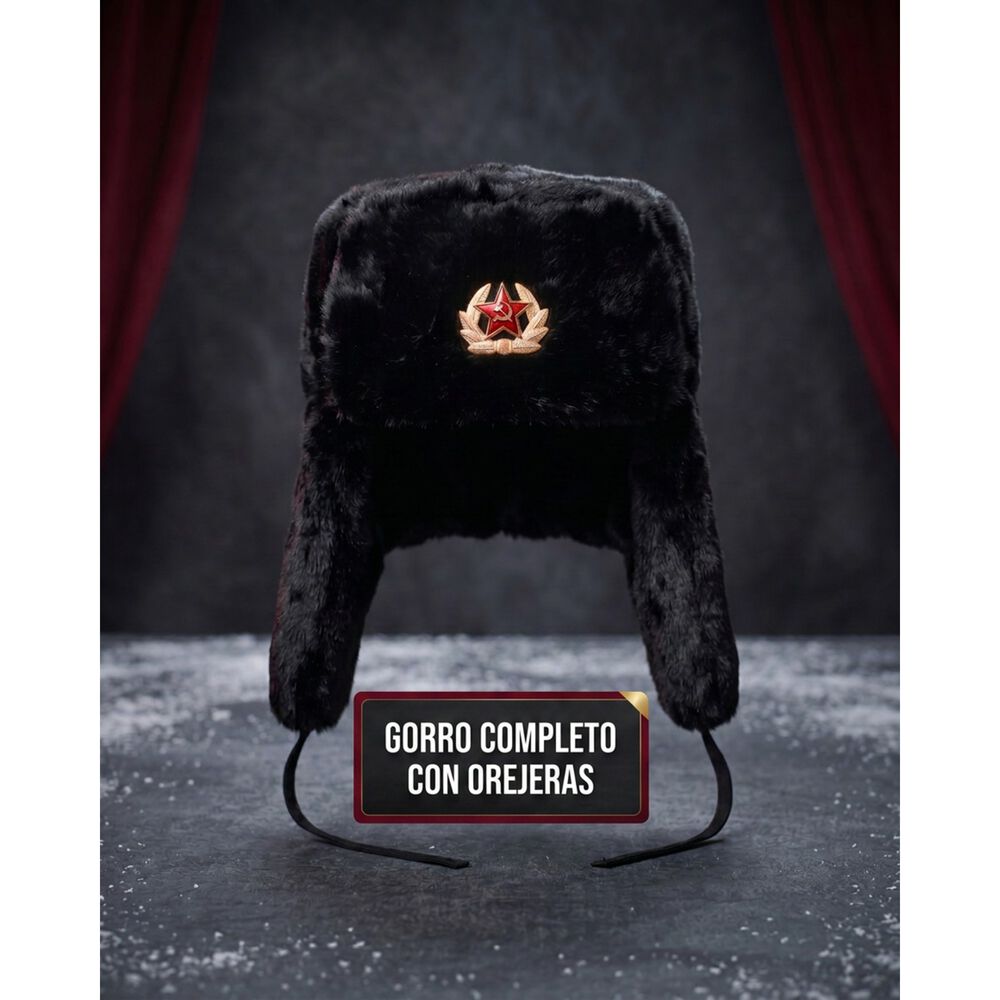 Gorro Disfraz Union Sovietica Ruso image number 3.0