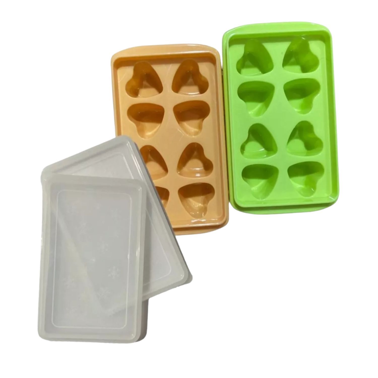 Pack 2 Moldes De Pl&aacute;stico Hielera Para 8 Cubos De Hielo image number 0.0