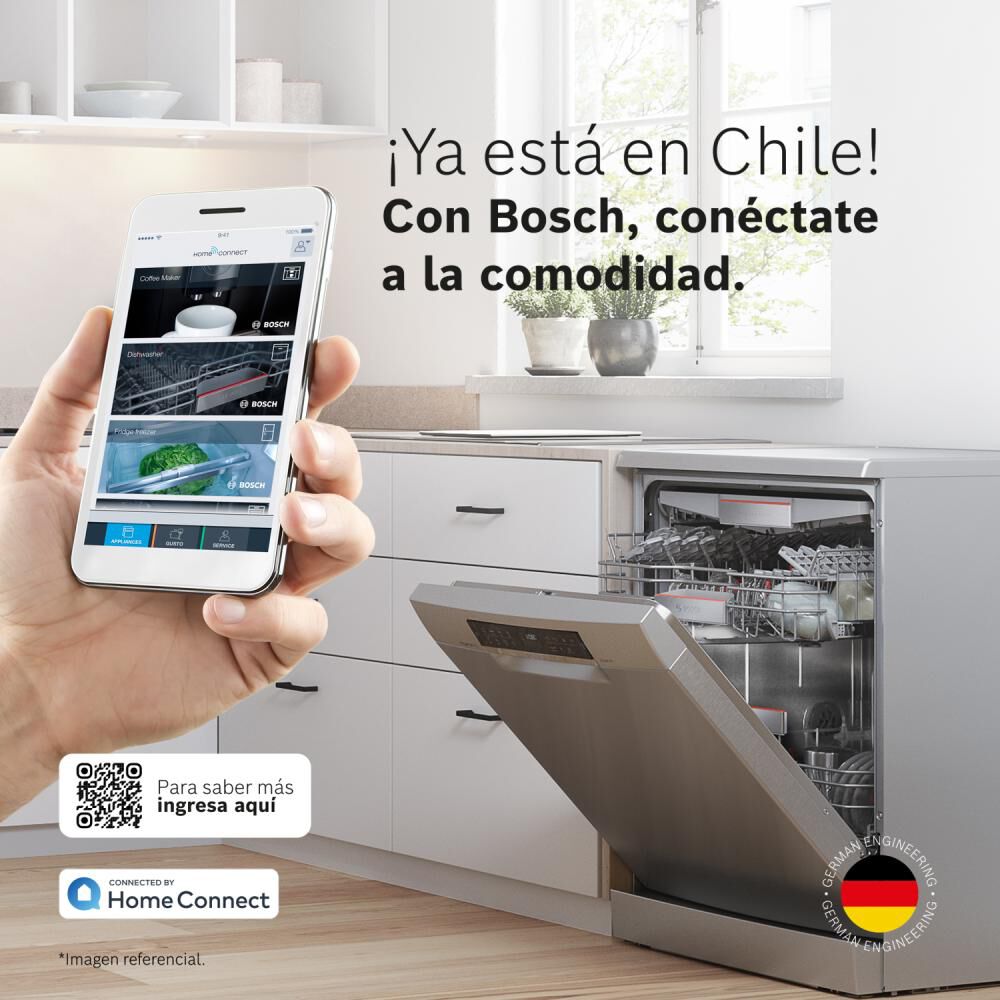 Lavavajilla Bosch SMV6ZCX07E / 14 Cubiertos image number 2.0