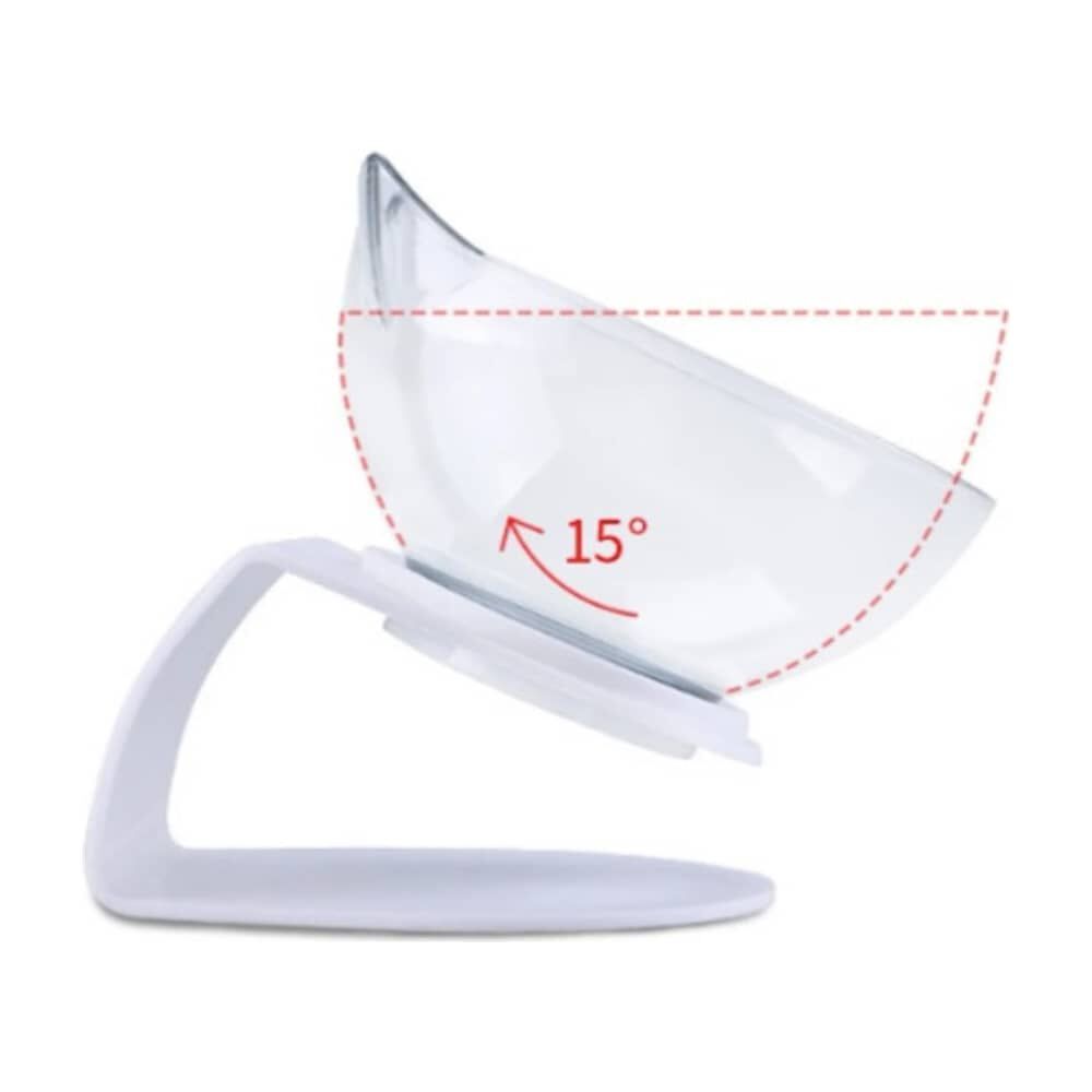 Plato Doble Para Mascotas Con Forma De Gato 15 image number 4.0