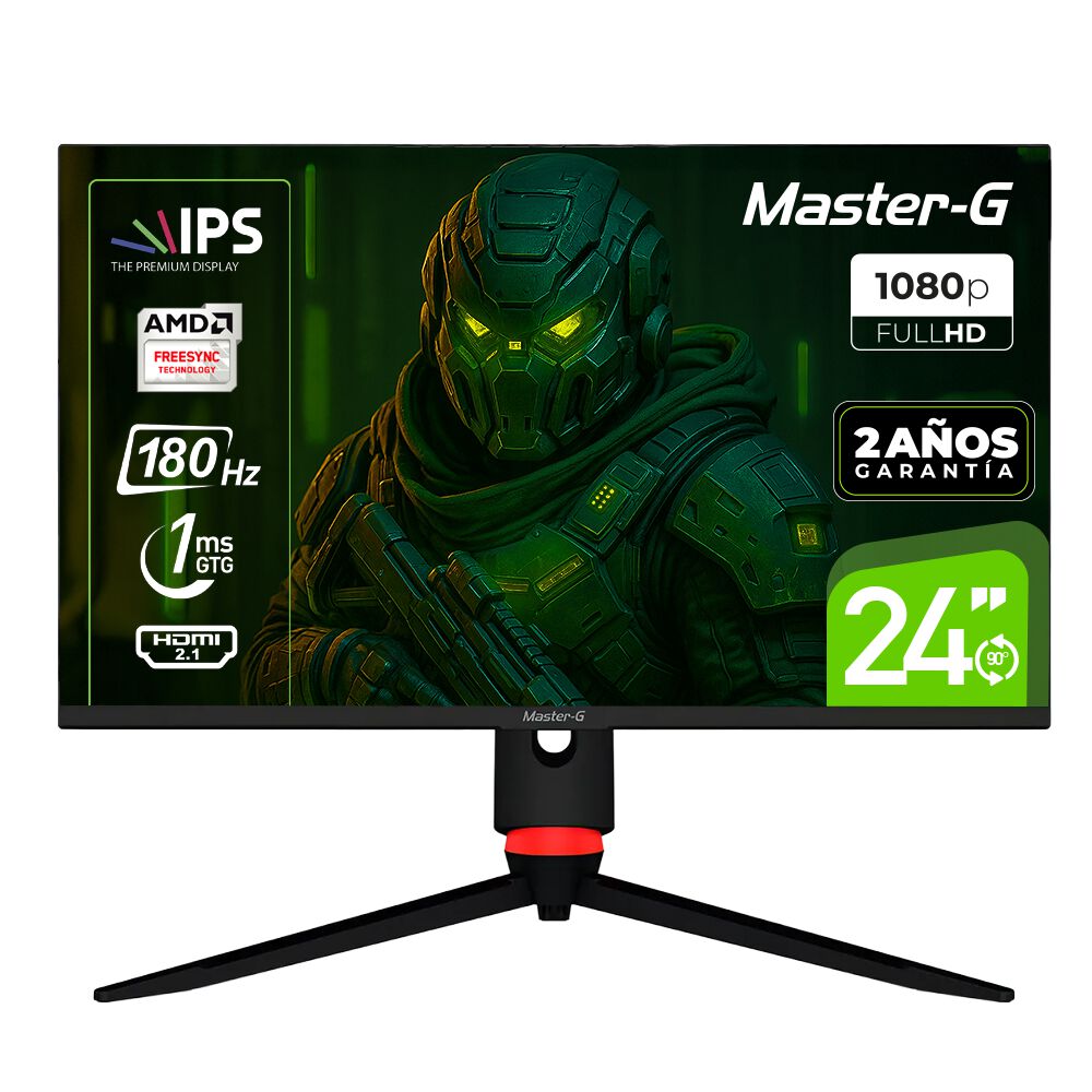 Monitor Gamer 24" Fhd Ips Pivote 90 180hz 1ms Mgmg2440 image number 0.0