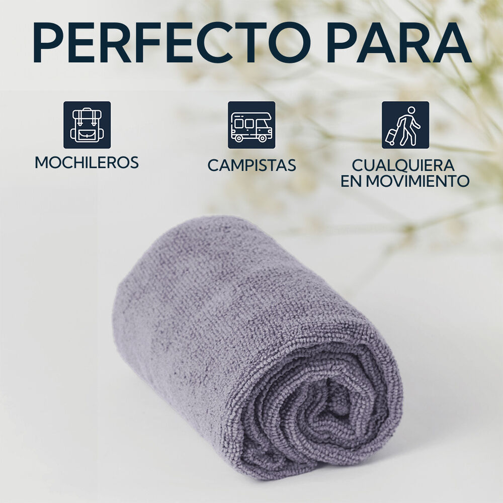 Toalla Microfibra Gris Pro Outdoor image number 1.0