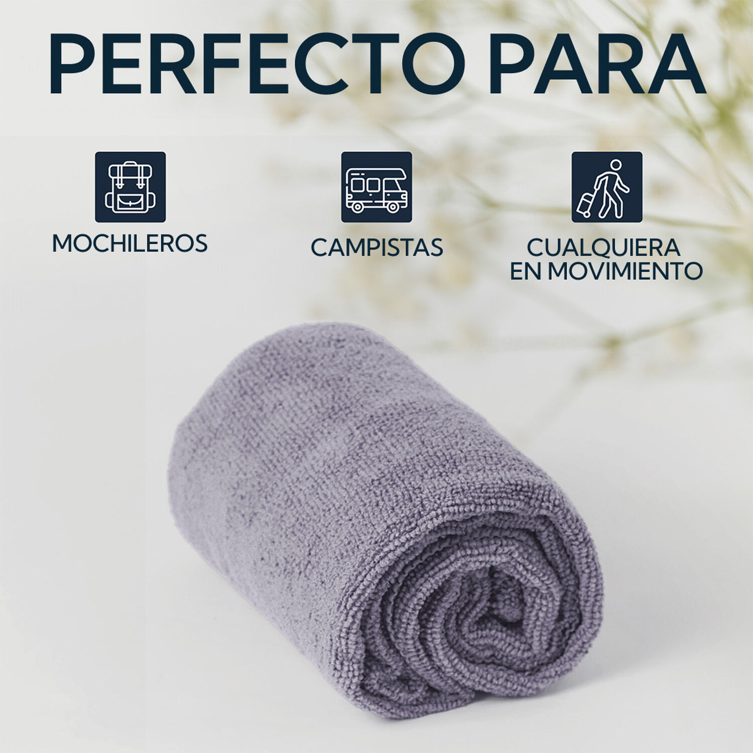 Toalla Microfibra Gris Pro Outdoor image number 1.0