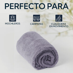 Toalla Microfibra Gris Pro Outdoor