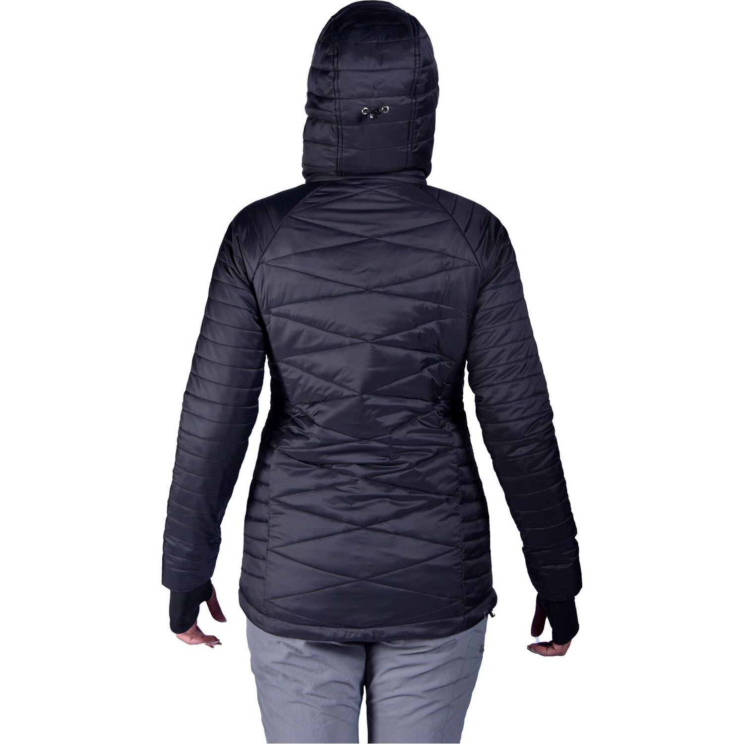 Parka Peak Performance Mujer Sedum Negro image number 1.0