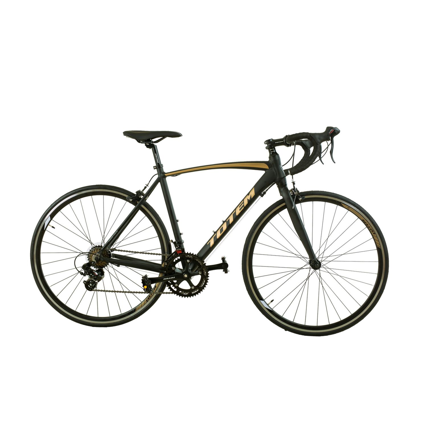 Bicicleta De Ruta Totem Sinclair 700*52 Negro Cafe image number 1.0