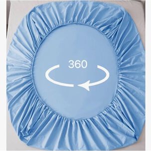 Juego De S&aacute;bana 2 Plazas 4 Piezas Negra