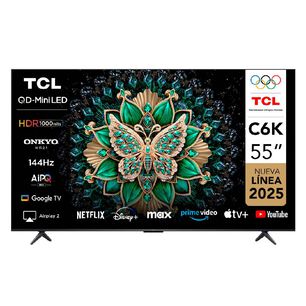 Mini LED 55" TCL C6K / Ultra HD 4K / Smart TV