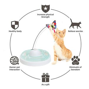 Juguete Interactivo Varita Y Pelota Para Gatos Mascotas
