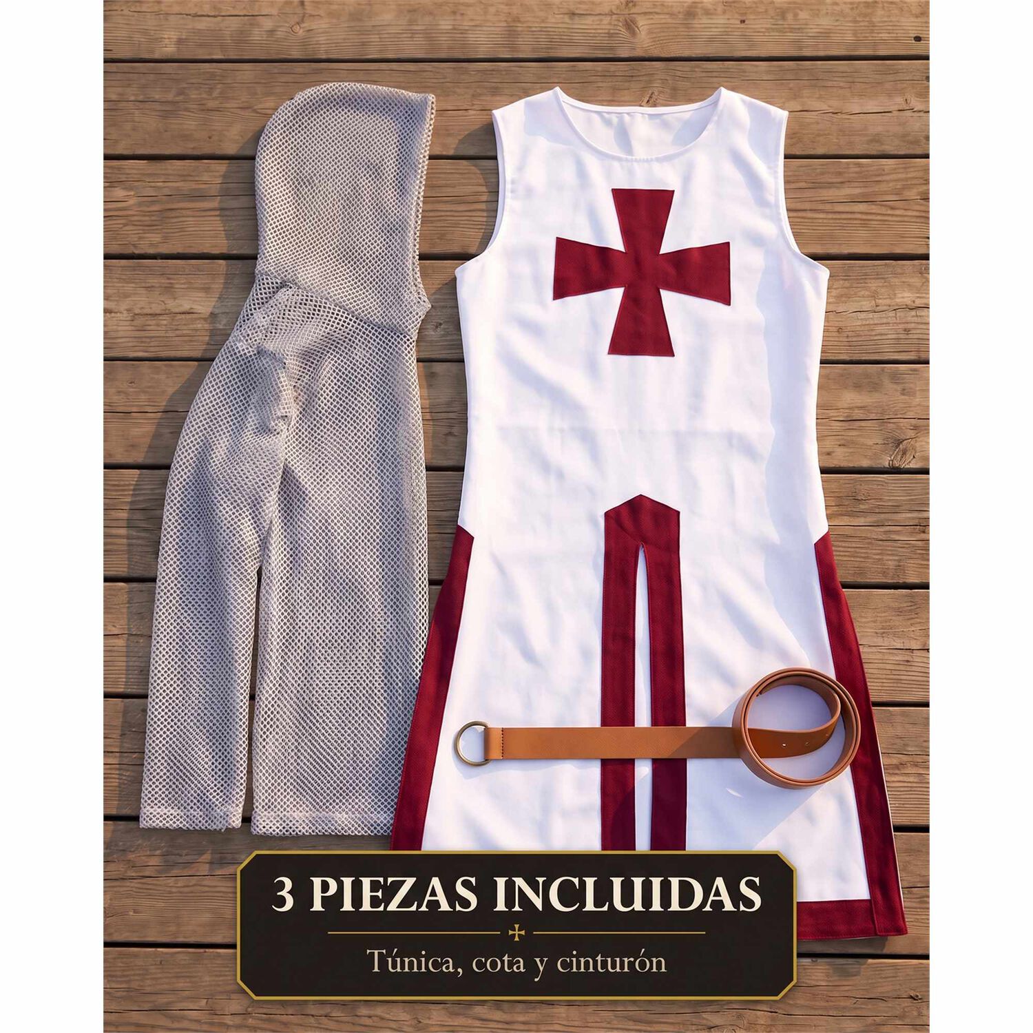 Disfraz Cosplay Caballero Medieval Piquero image number 13.0