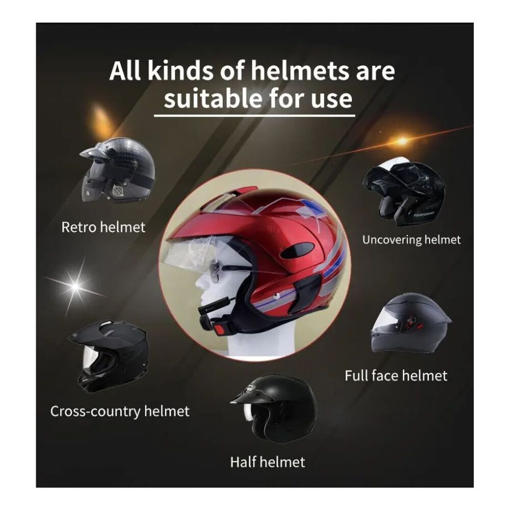 Audifonos Bluetooth Para Casco Moto Manos Libres Bt11 image number 4.0