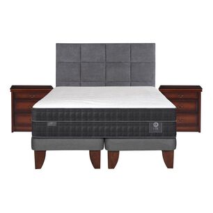 Cama Europea Cic Lux / Super King / Base Dividida  + Set De Maderas