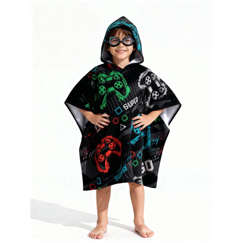 Toalla Playa Infantil + Lentes de Agua Casaideal Kids Gogo / 60 X 120 Cm image number 1.0