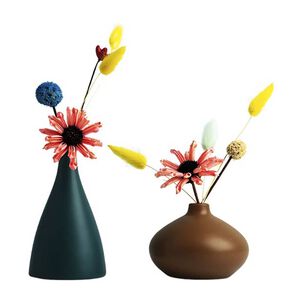 Set 2 Floreros Estilo N&oacute;rdico De Ceramica
