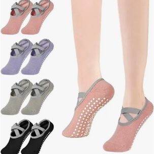 Set 4 Calcetines Antideslizantes Yoga