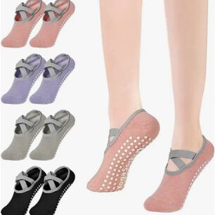 Set 4 Calcetines Antideslizantes Yoga