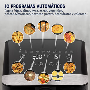 Freidora De Aire Digital 4l Oster 10 Programas Ckstaf40wddf