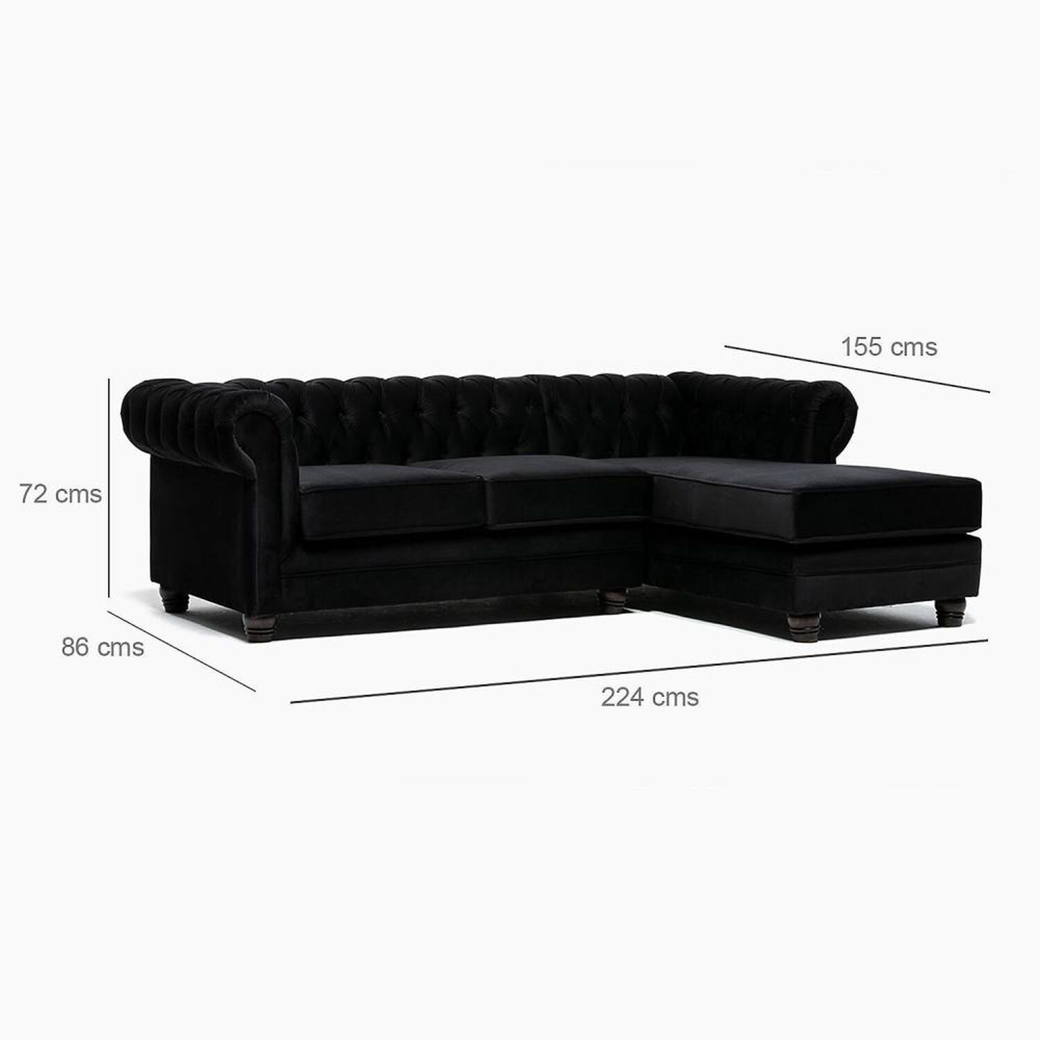 Sof&aacute; Seccional Barra Design Chesterfield / 4 Cuerpos image number 1.0