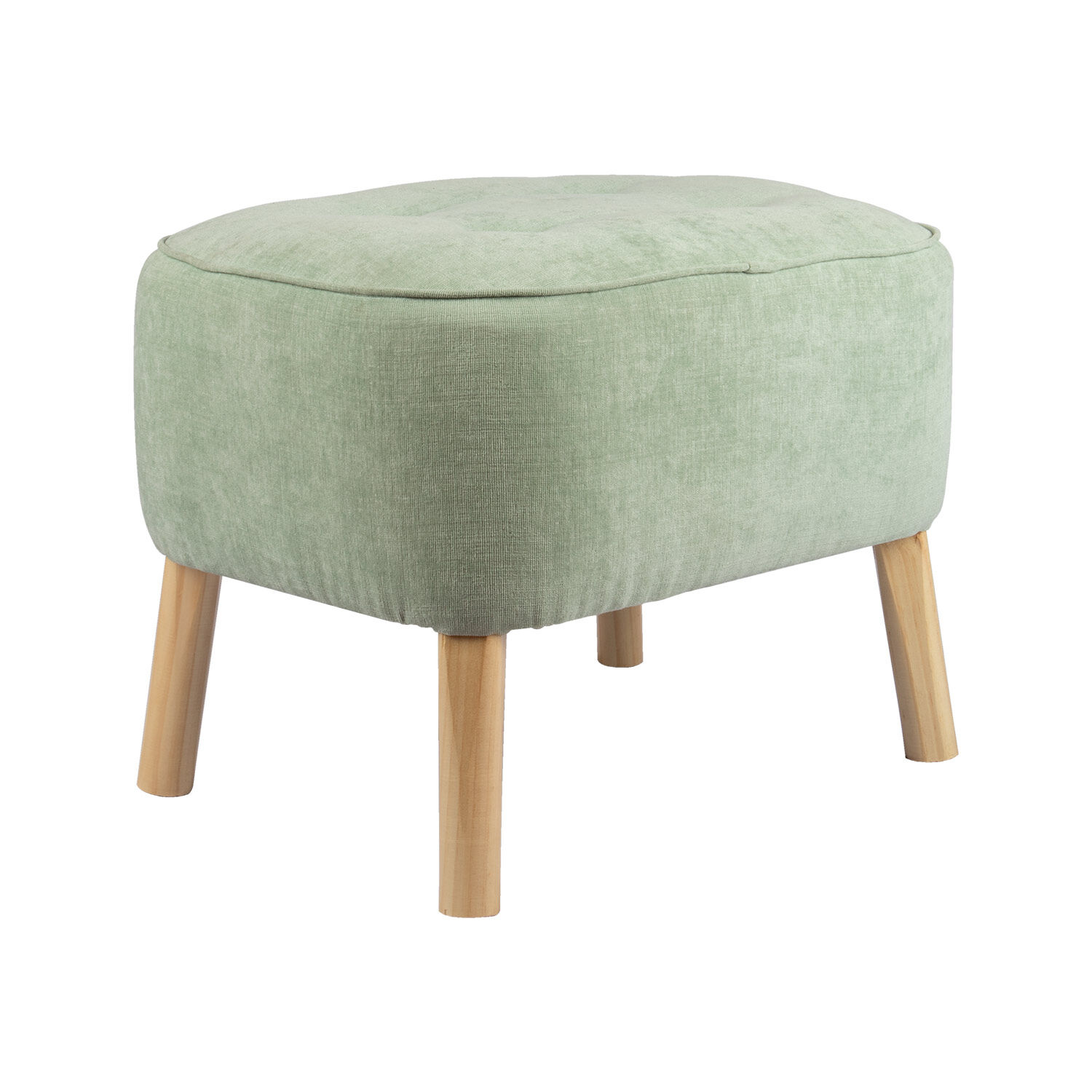 Pouf M&aacute;xima Verde Claro Altea 55x45x45 Cm M&aacute;xima Design image number 2.0