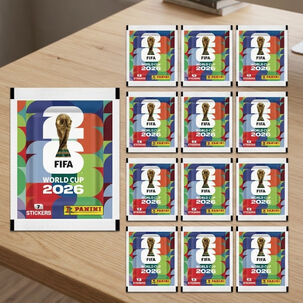 Kit 12 Sobres De Copa Mundial Fifa 2026 (84 Pegatinas)