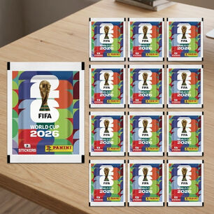 Kit 12 Sobres De Copa Mundial Fifa 2026 (84 Pegatinas)