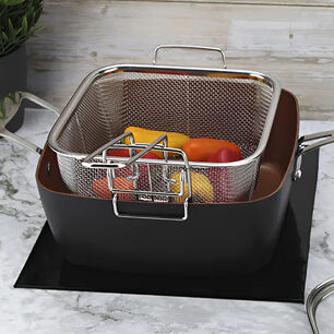 Sarten Olla Multiusos Marmicoc 24 Cm 4 L Negro