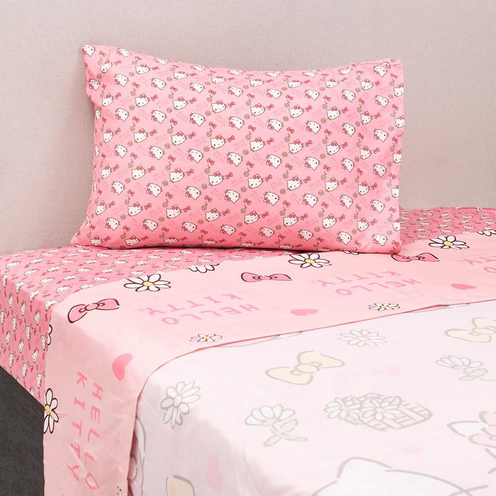 Juego De S&aacute;banas Hello Kitty Margari / 1.5 Plazas image number 0.0