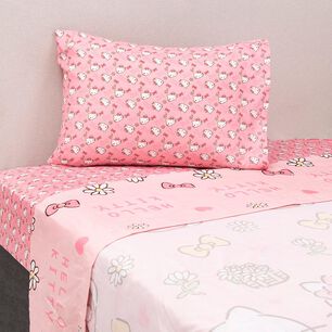 Juego De S&aacute;banas Hello Kitty Margari / 1.5 Plazas