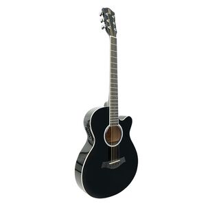 Guitarra Eq Cuerda Met 40" Bands Glossy Bil-404-eq-bk Bilbao