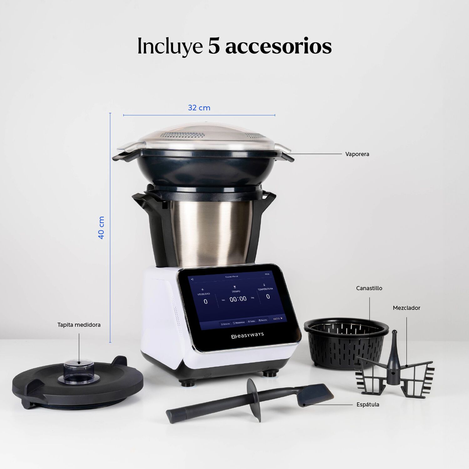 Robot De Cocina Kitchen Grand Connect 3 L Easyways image number 7.0