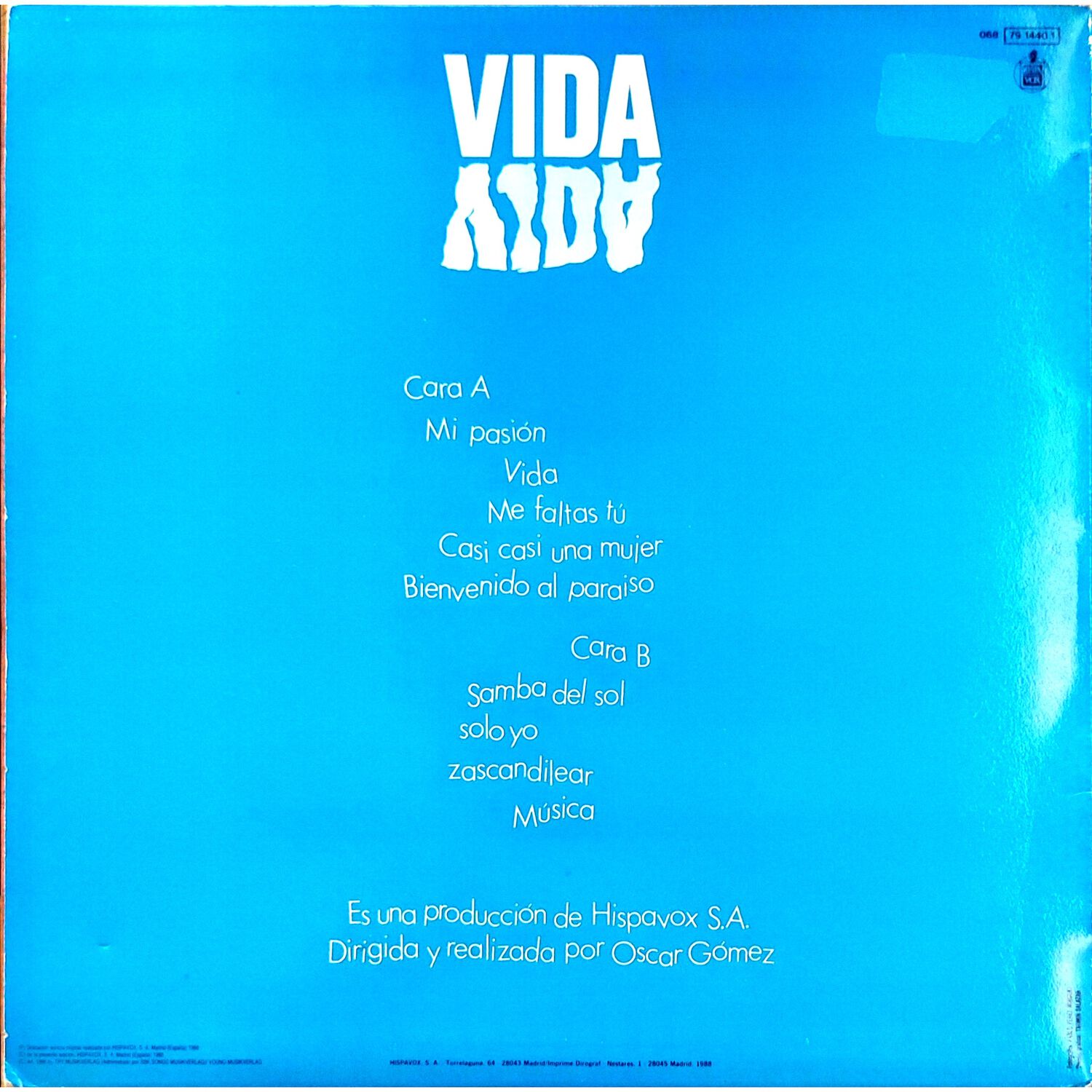 Paloma San Basilio - Vida | Vinilo Usado image number 1.0