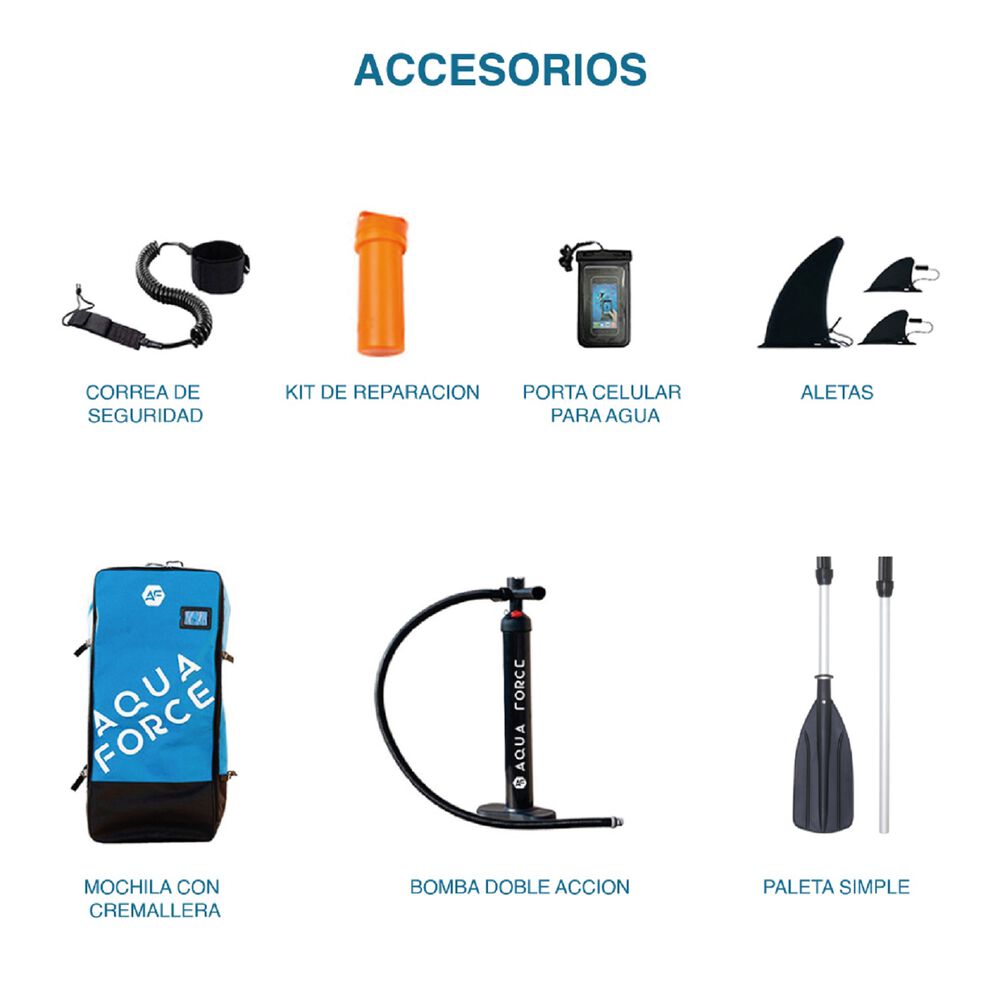 Stand Up Paddle A1 Ocean 106 - Doble Capa image number 7.0