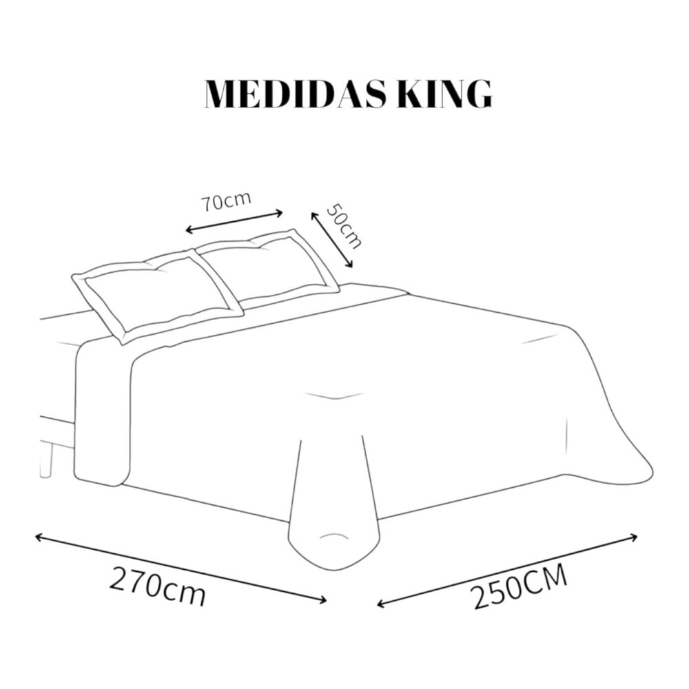 Cubrecama De Verano King Quilt + 2 Fundas De Almohada Cobertor Delgado Cmv-32 image number 1.0