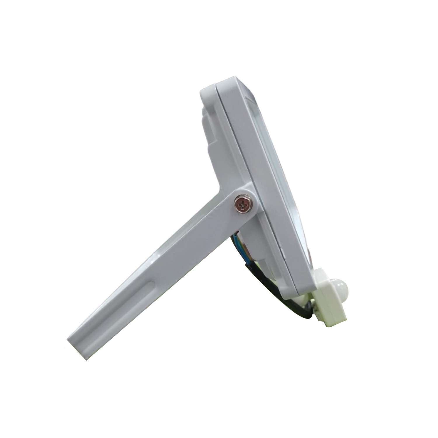 Foco Proyector Luz Blanca 6000k Marco Blanco Sensor De Movimiento 30w - Globaltronics image number 1.0