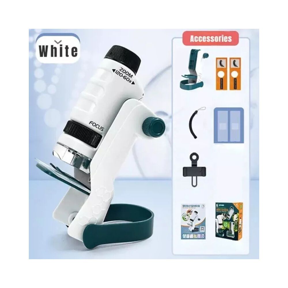 Juguete Microscopio Cientifico Lente 60-120x image number 2.0