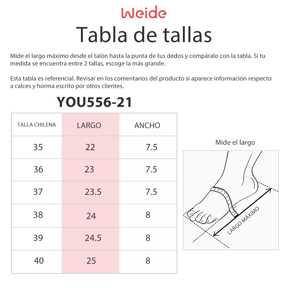 Sandalia Taco Negro Fiesta You556-21 Weide image number 3.0