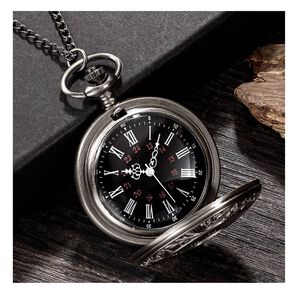 Reloj De Bolsillo Con Dise&ntilde;o De N&uacute;meros Romanos