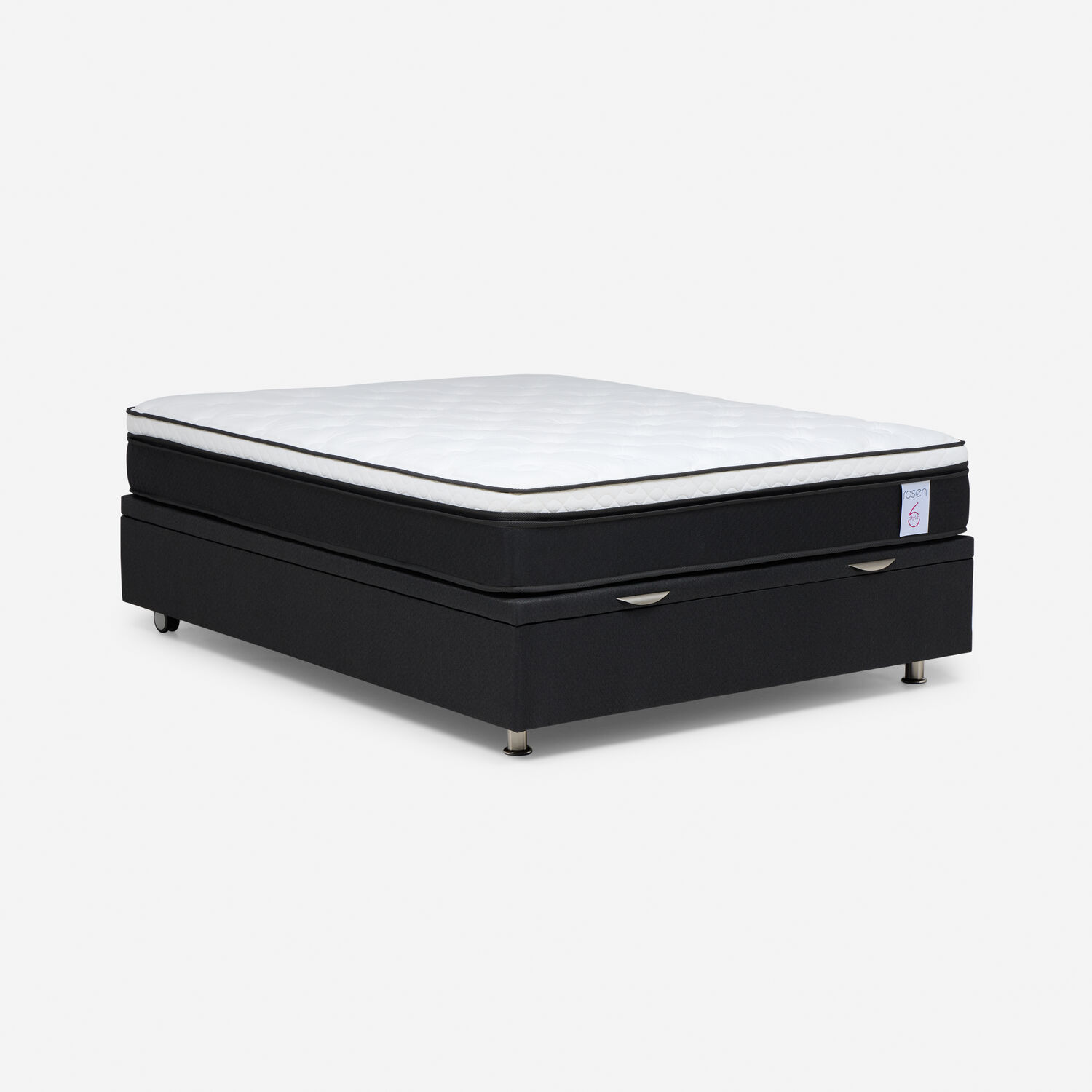 Cama Ba&uacute;l Rosen New Style 6 / 1.5 Plazas / Base Normal image number 3.0