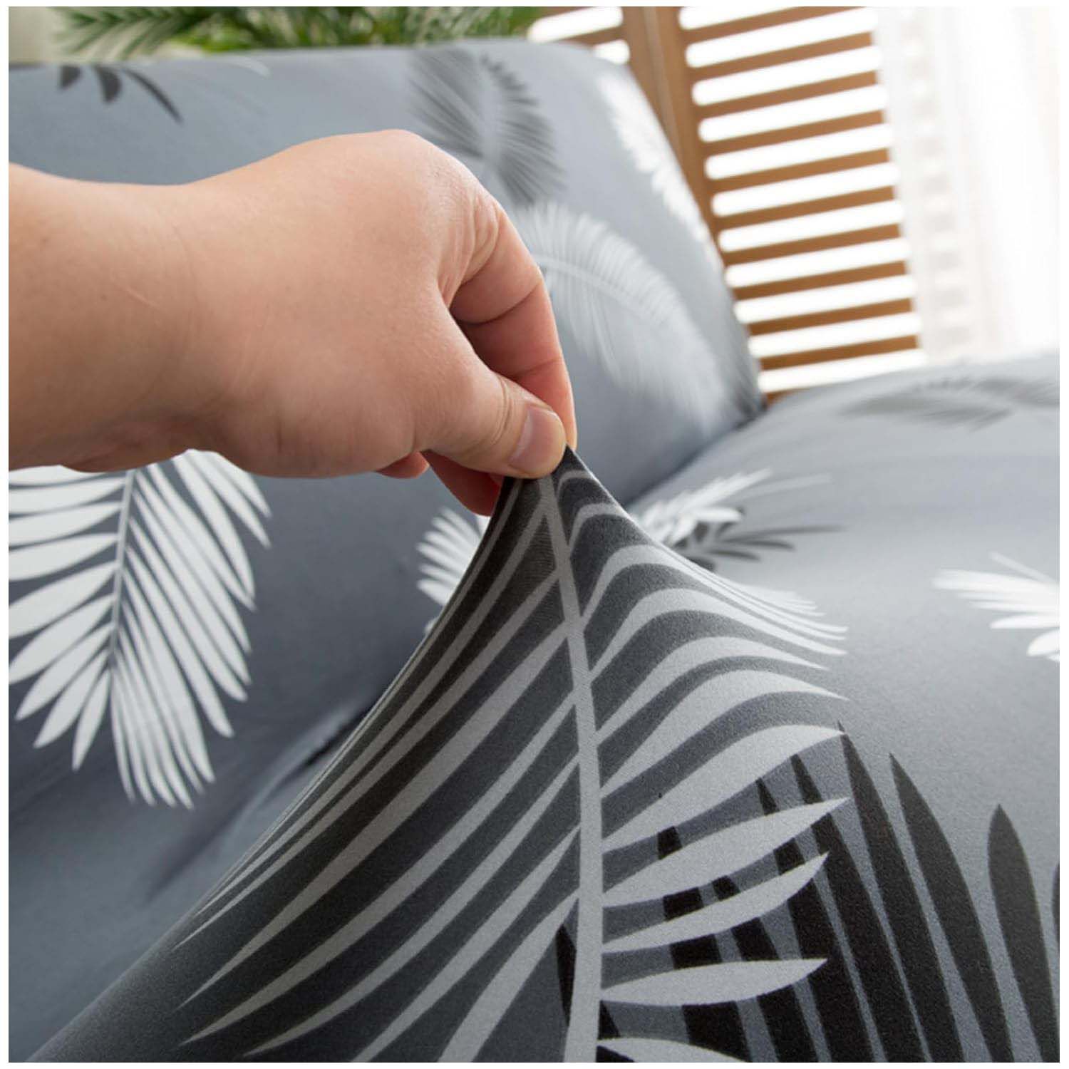 Funda De Futon Elasticado Burdeo image number 2.0