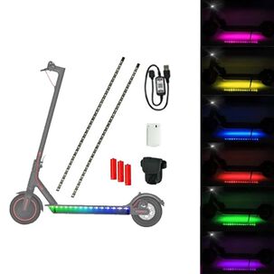 Luces Led Multicolor Scooter, Bicicleta O Moto