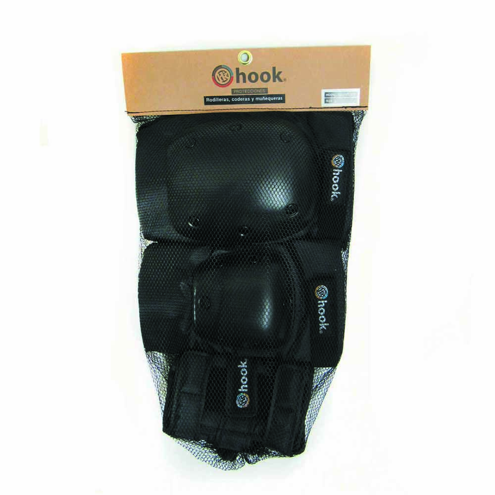 Set De Protecciones Adulto Hook Black S image number 8.0
