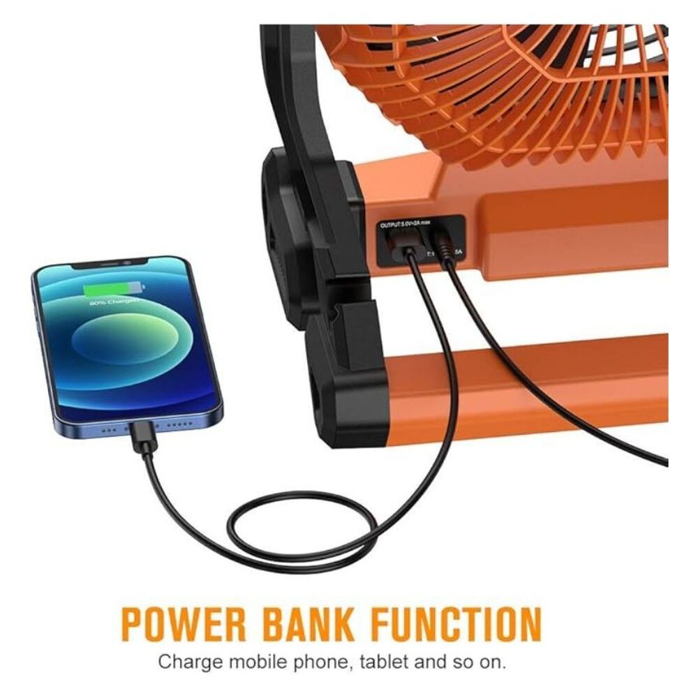 Ventilador De Piso Inalambrico Jortan X25 Con Led image number 5.0