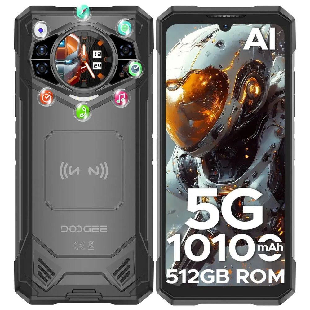 Doogee S200x 5g Rugerizado 48gb Ram 512gb Android 16 Dualsim image number 0.0