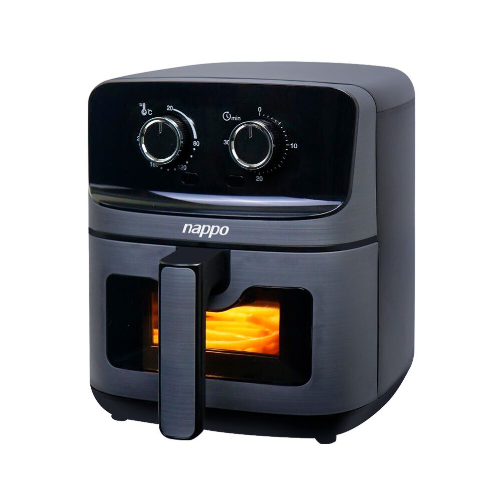 Freidora De Aire Nappo 1500w 4,5l Aire Caliente 360 Grados image number 6.0