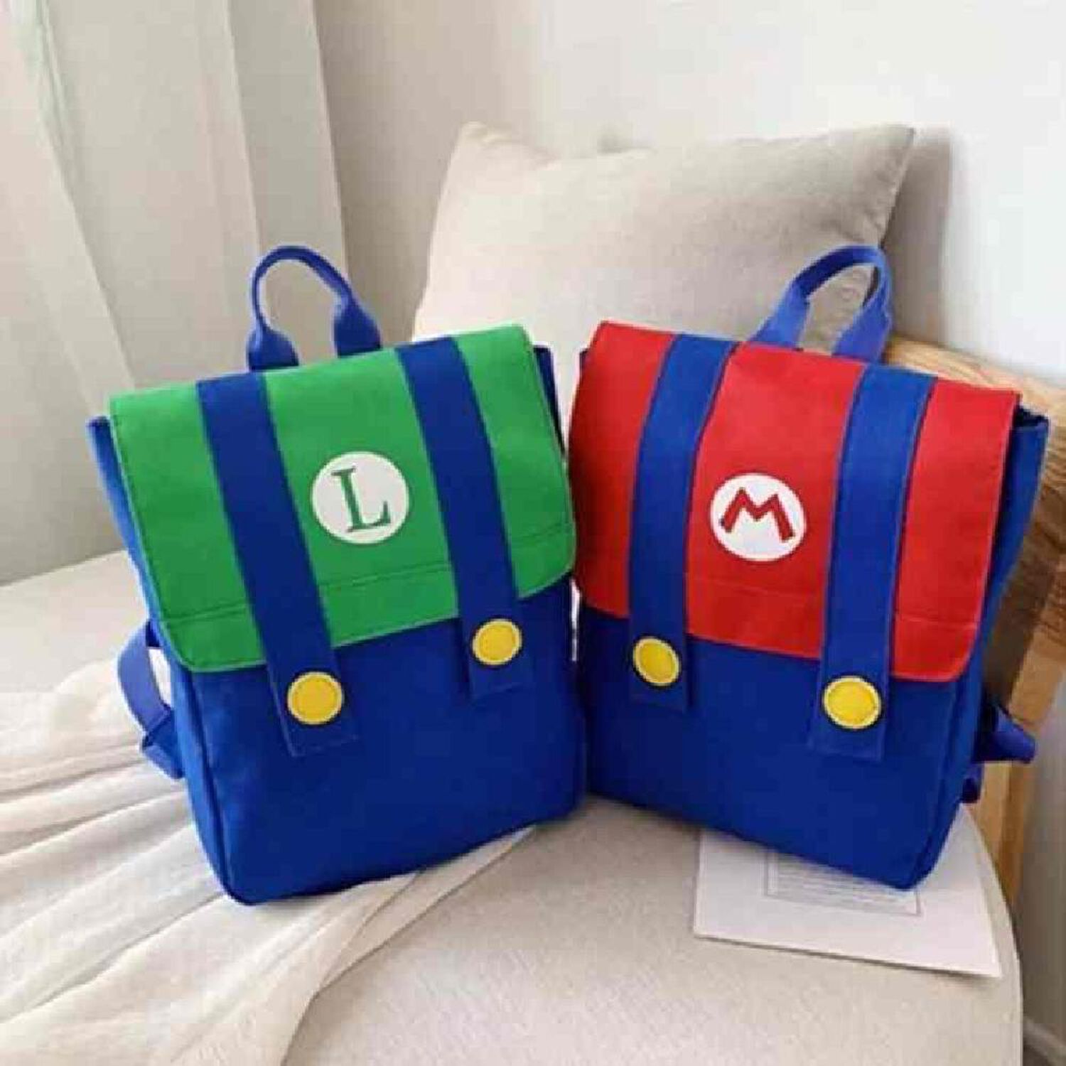 Mochila De Mario Bros (nuevas) 28 Cm De Alto. image number 2.0