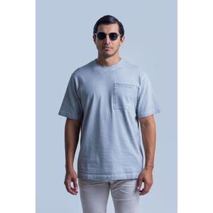 Polera Oversize Manga Corta Cuello Redondo Hombre Hummer