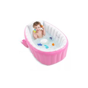 Bañera Bebe Plegable Tina De Baño Inflable